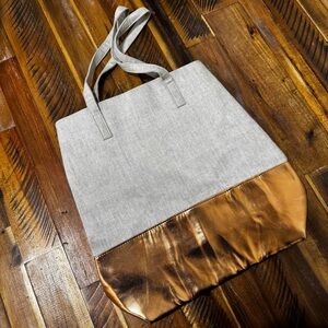 Rose Gold & Grey Tote Bag